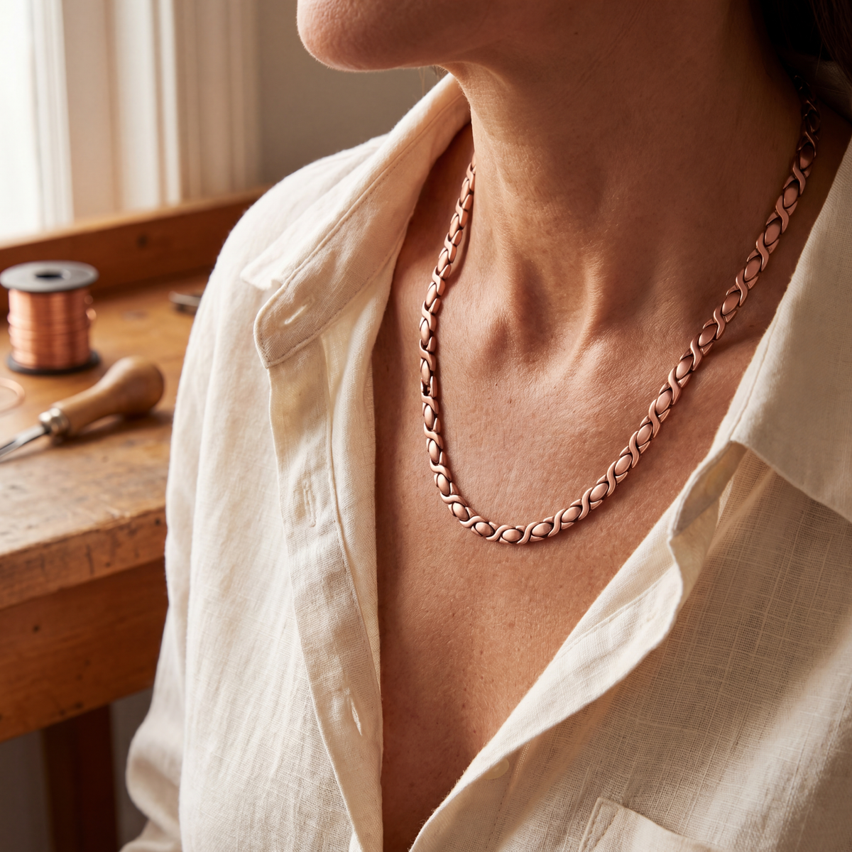 Beaumont's Cedar Copper Necklace