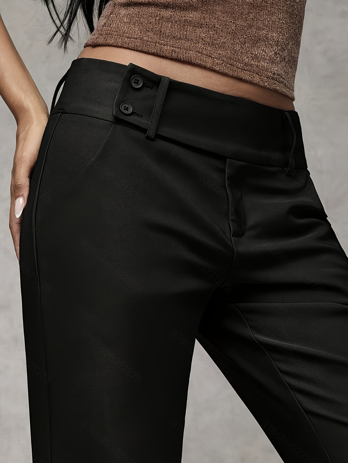 Camille™ Elegant High-Waisted Wide-Leg Trousers