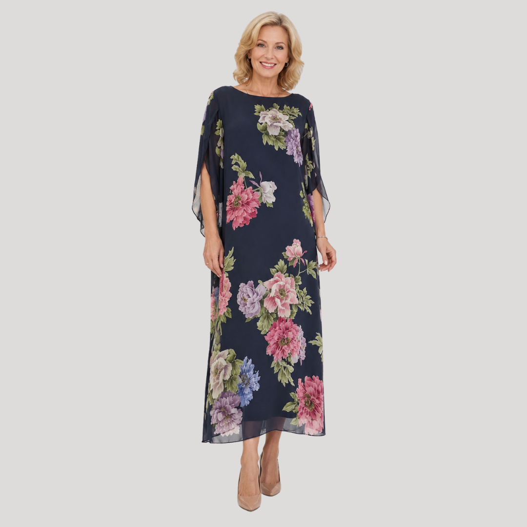 Elowen™ - Midnight Bloom Dress