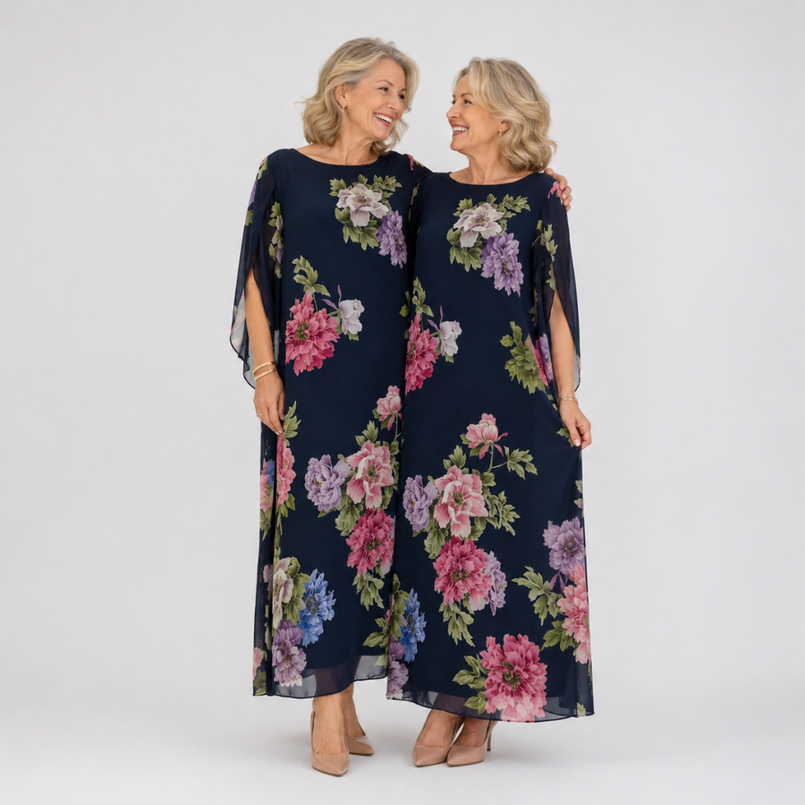 Elowen™ - Midnight Bloom Dress