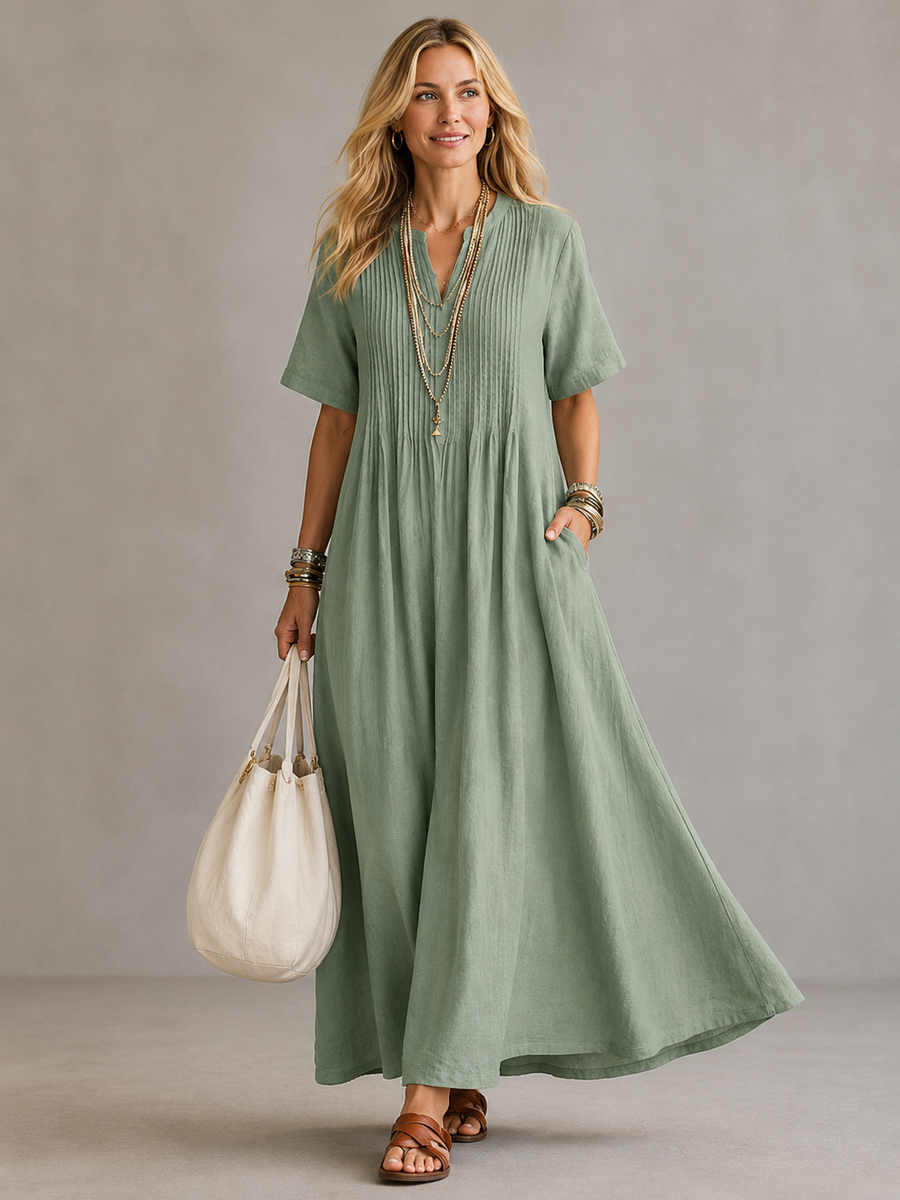 Nathalia™ - Pleated Dress