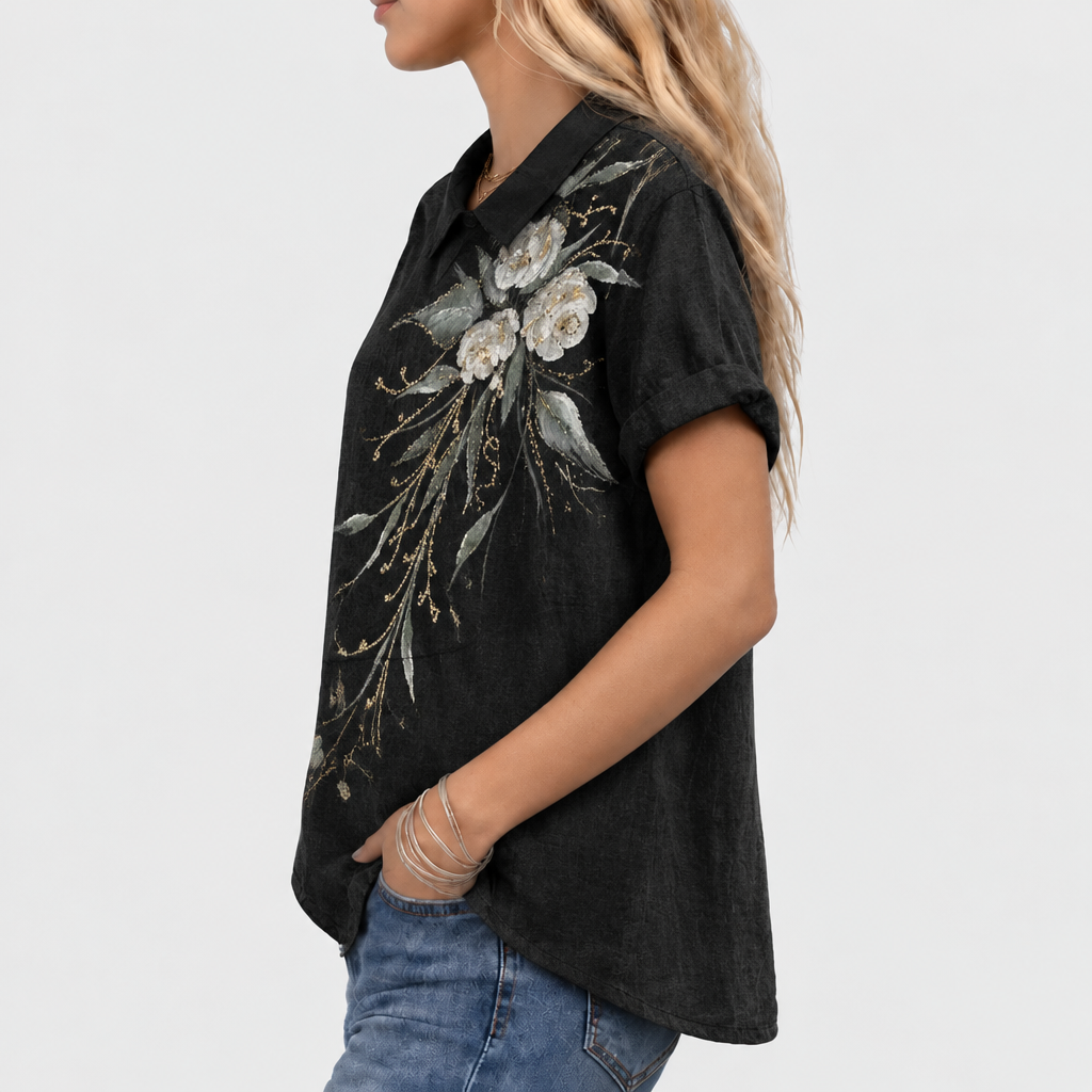 Tilly™ - Dandelion Collared Top