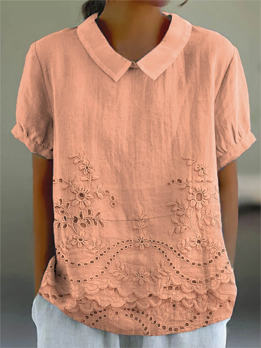 Bea™ - Floral Collared Top