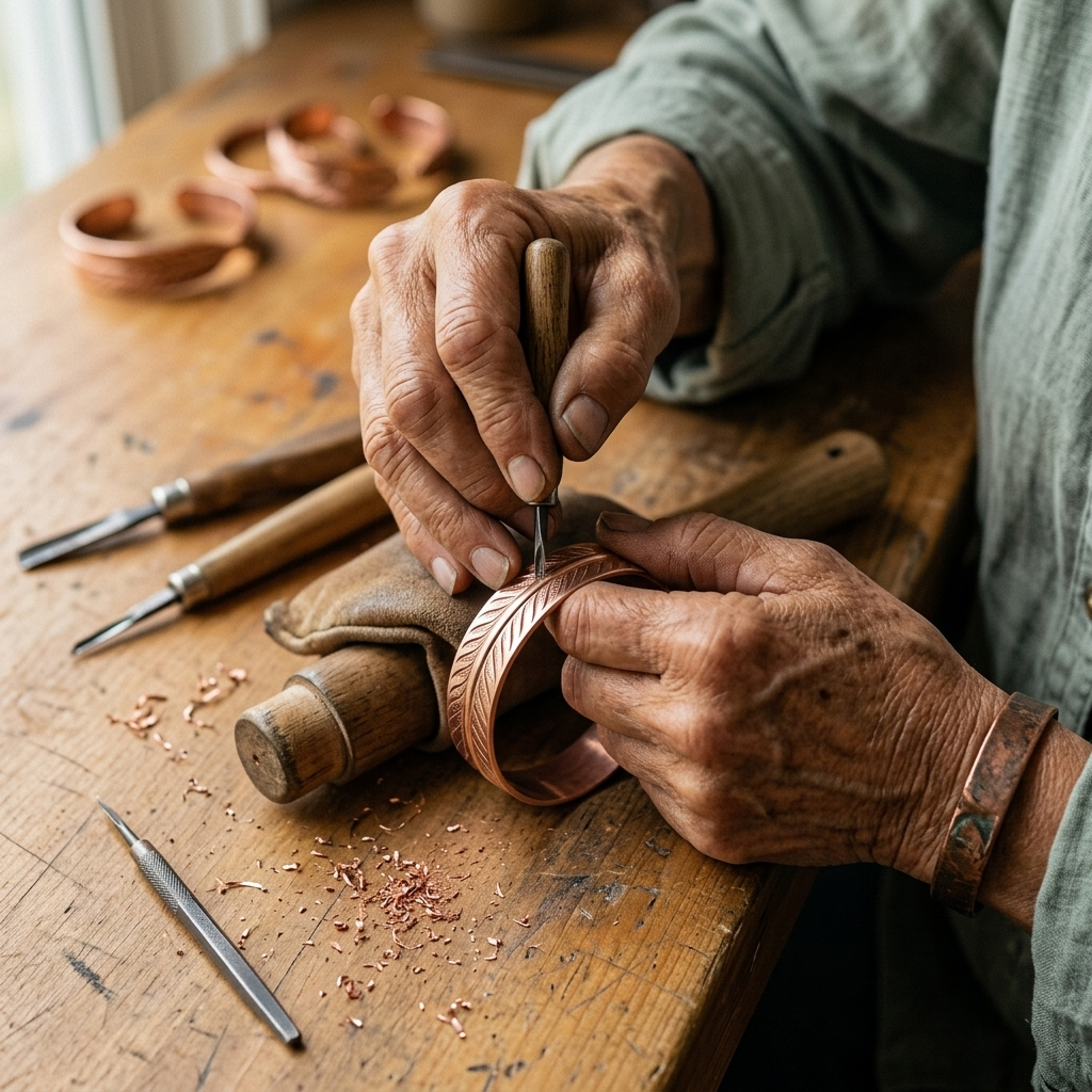 Beaumont's Root Copper Bracelet