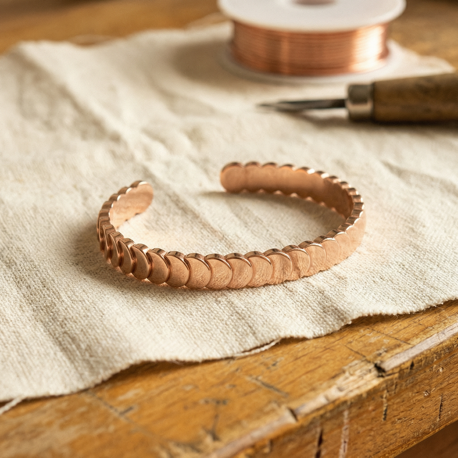 Beaumont's Tide Copper Bracelet