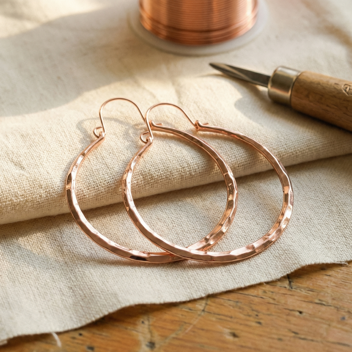 Beaumont's Willow Copper Earrings