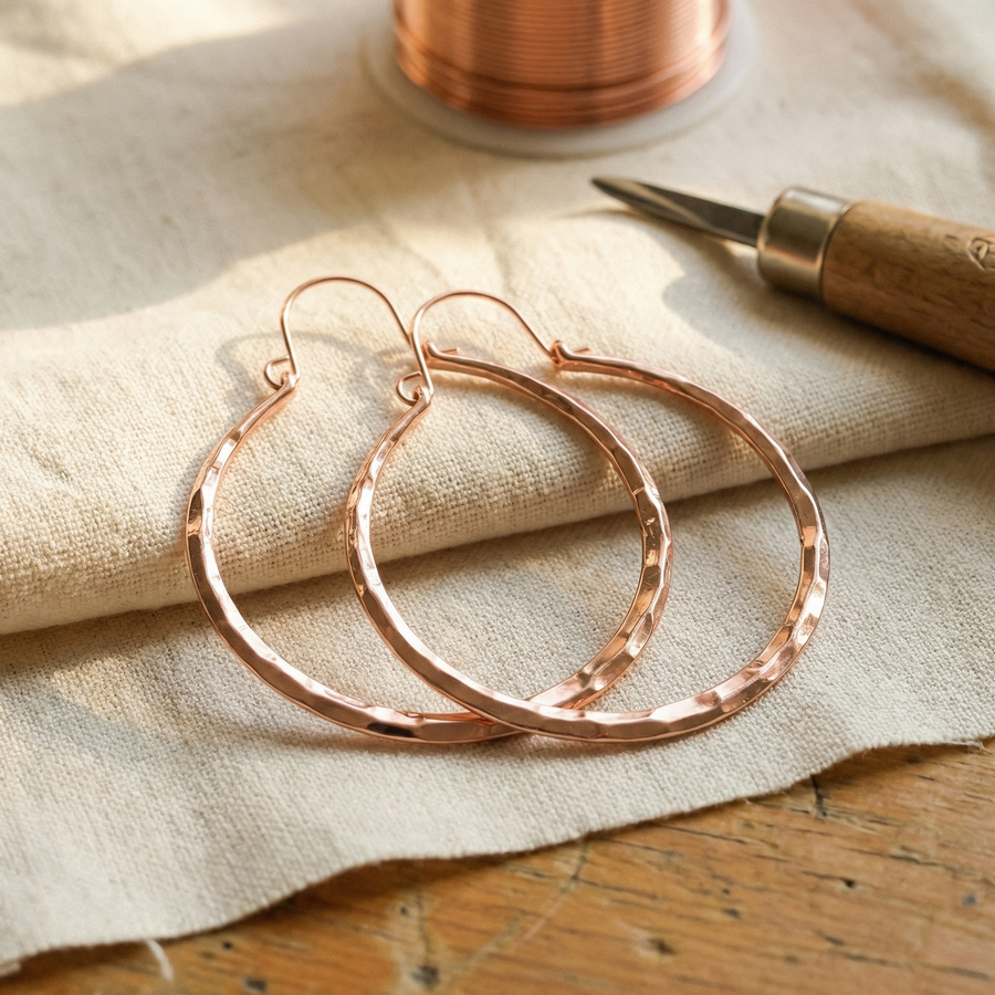 Beaumont's Willow Copper Earrings