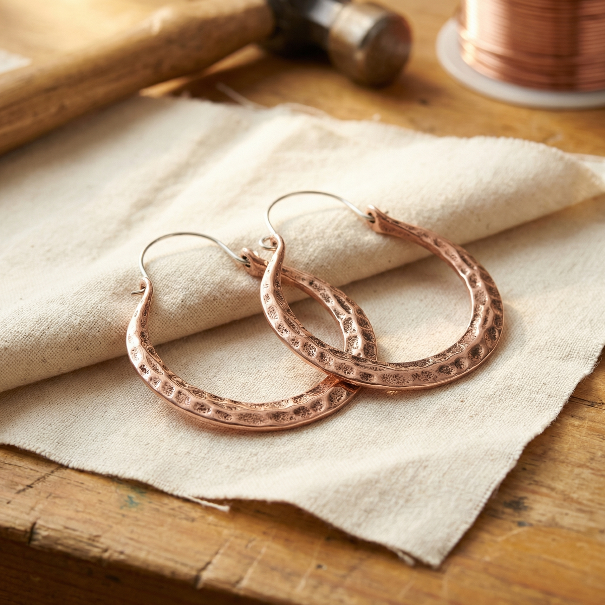 Beaumont's Ember Copper Earrings