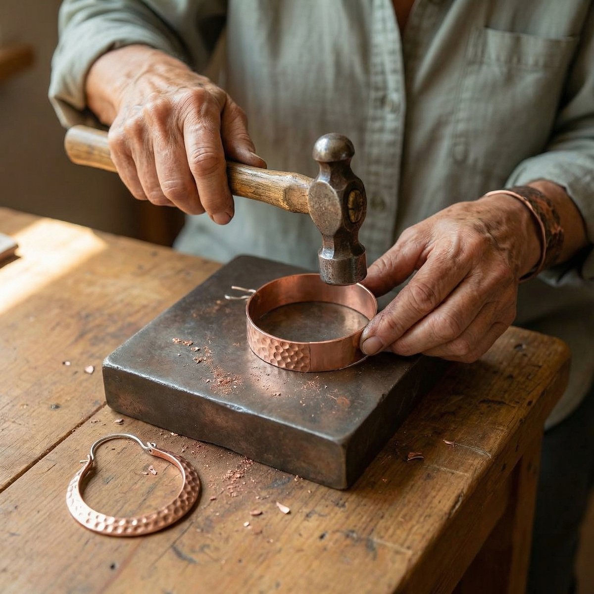 Beaumont's Ember Copper Earrings