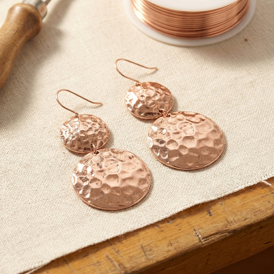 Beaumont's Solstice Copper Earrings