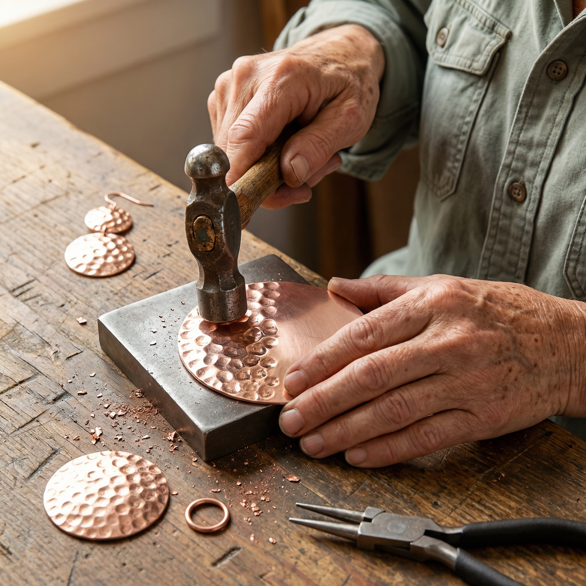 Beaumont's Solstice Copper Earrings