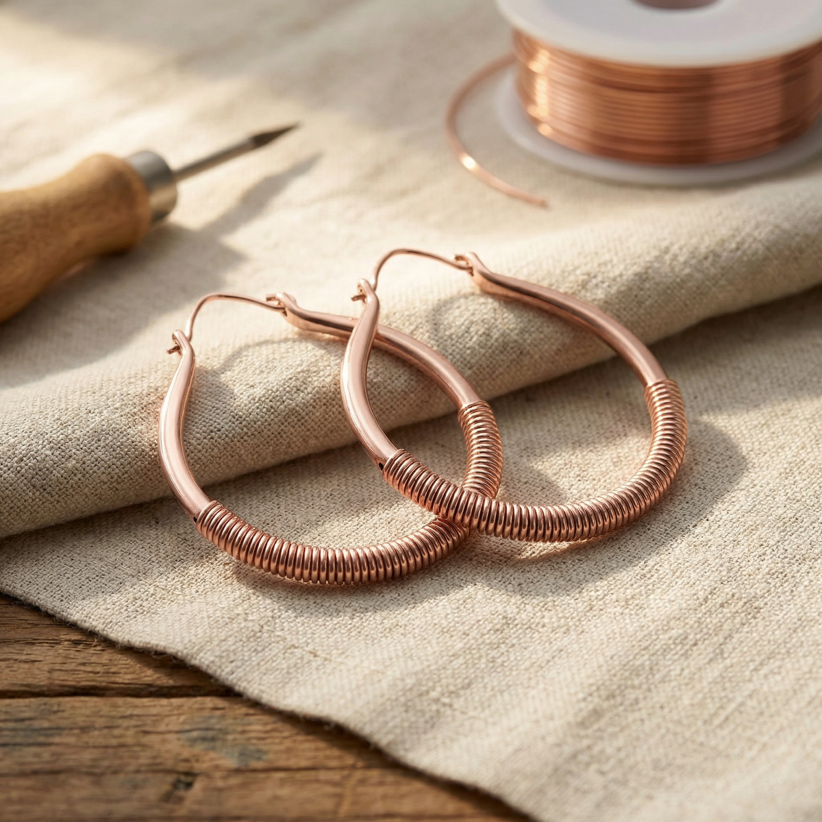 Beaumont's Creek Copper Earrings
