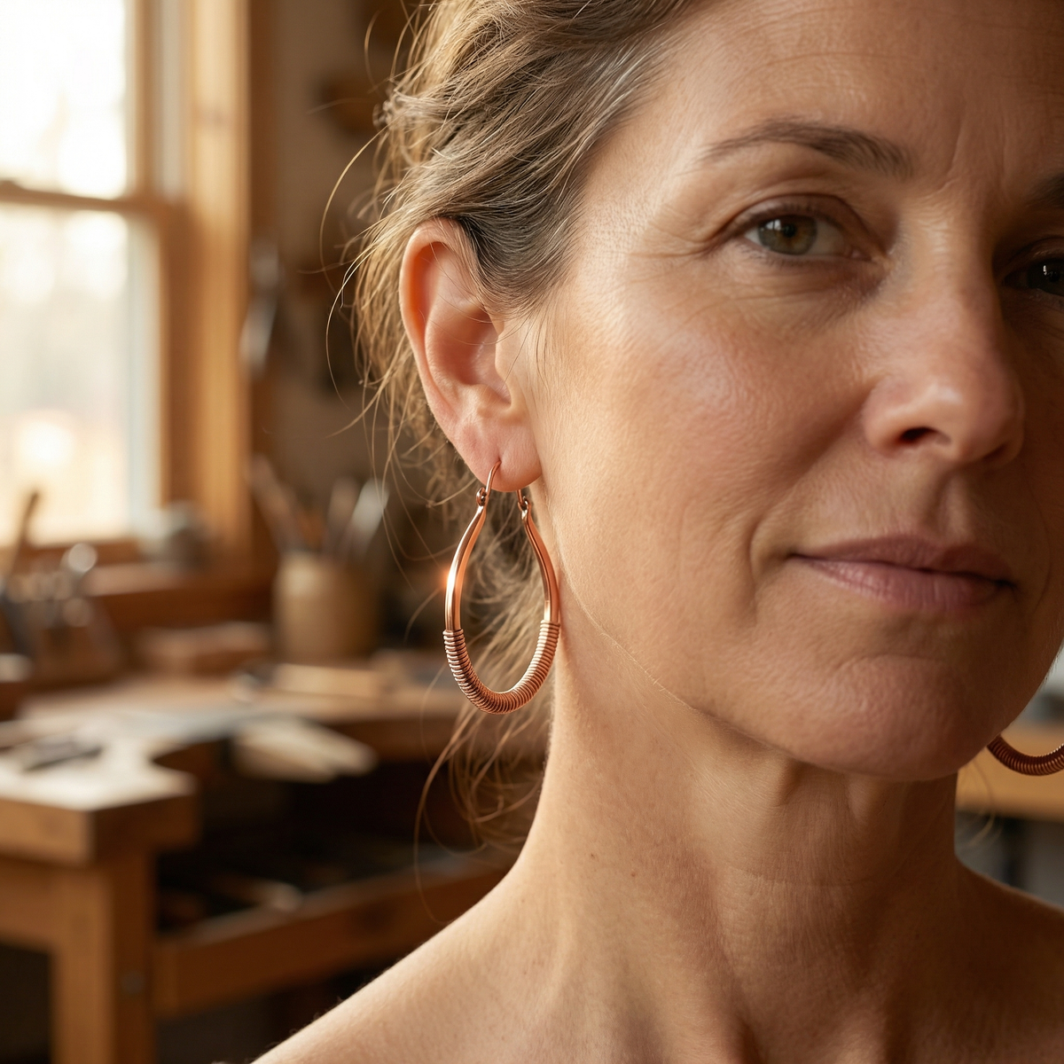Beaumont's Creek Copper Earrings