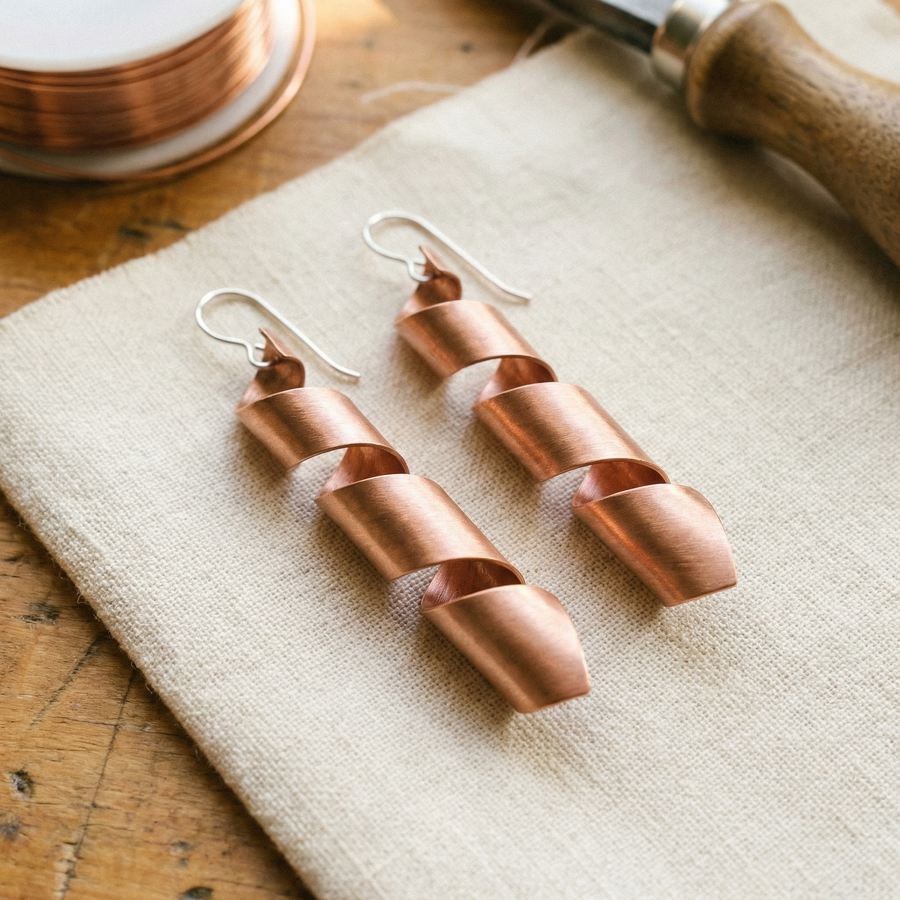 Beaumont's Dusk Copper Earrings