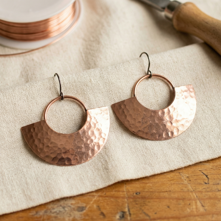 Beaumont's Sol Copper Earrings