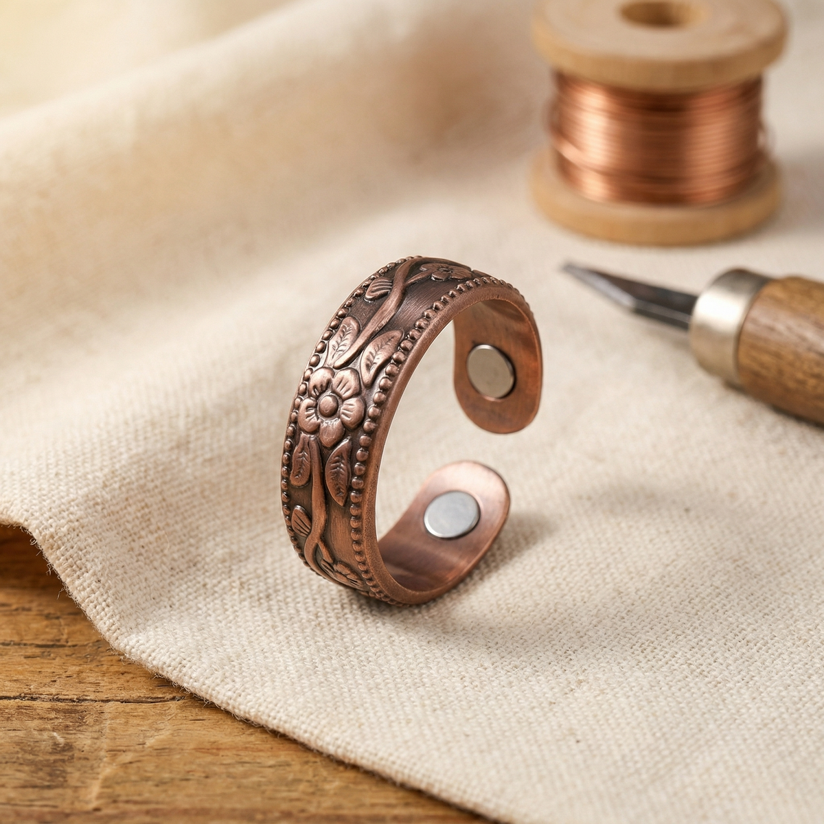 Beaumont's Petal Copper Ring