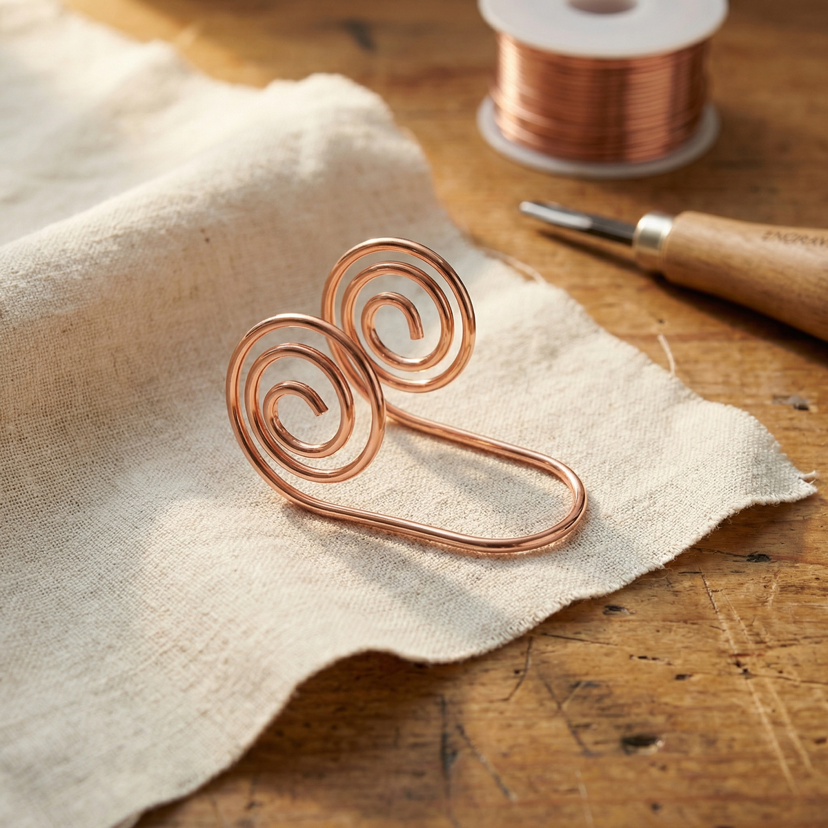 Beaumont's Flow Copper Hand Spiral