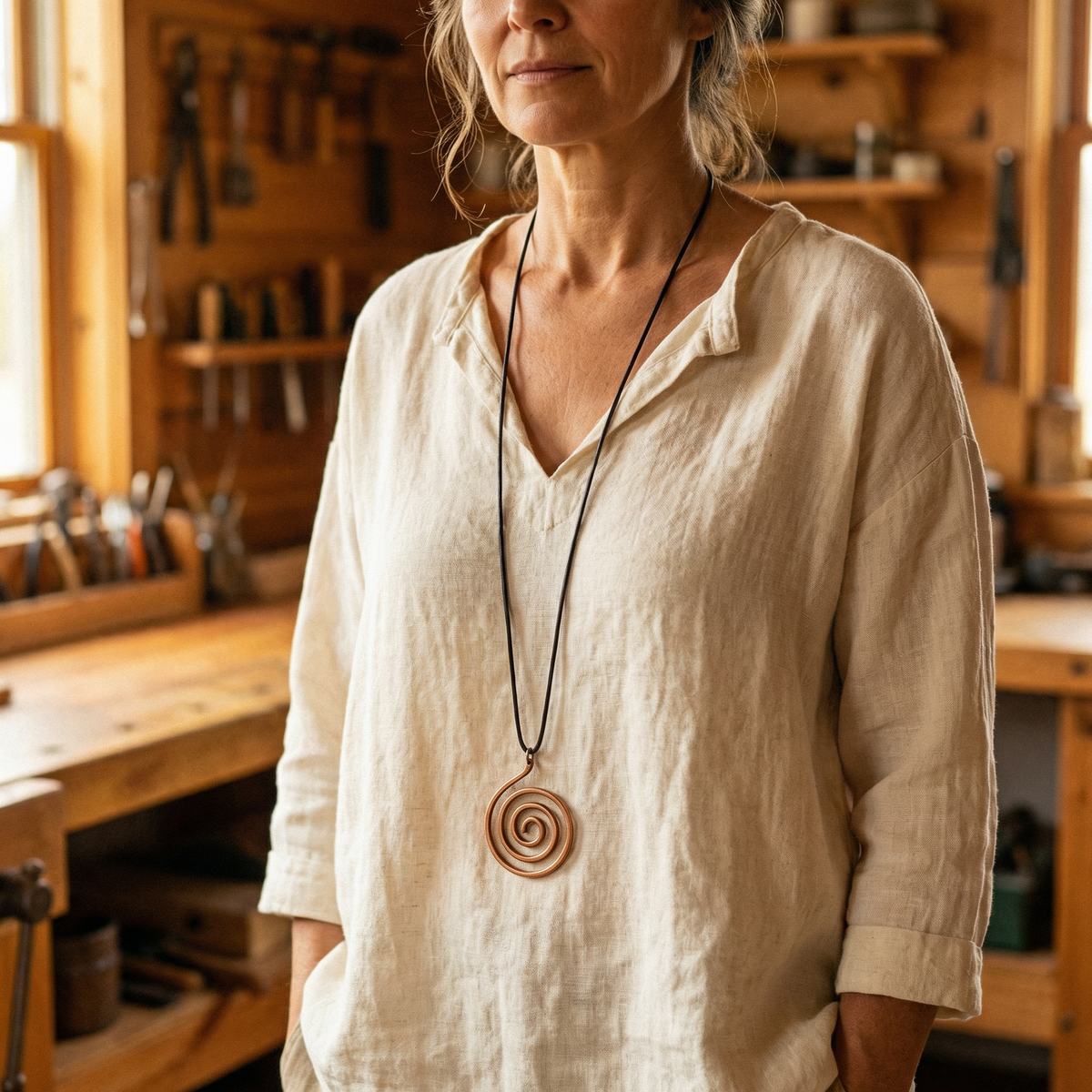 Beaumont's Mesa Copper Necklace