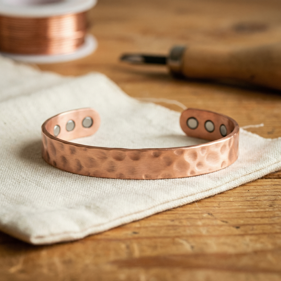 Beaumont's Lodestone Copper Bracelet