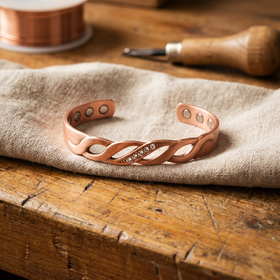 Beaumont's Seam Copper Bracelet