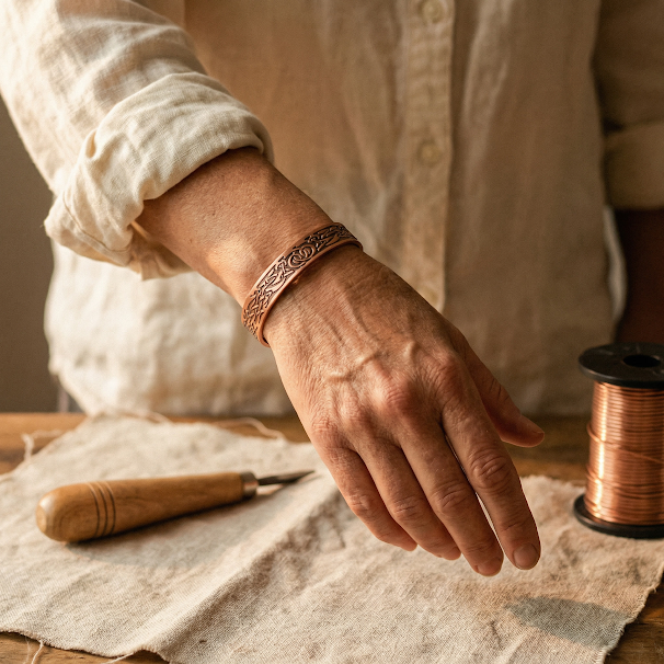 Beaumont's Moss Copper Bracelet