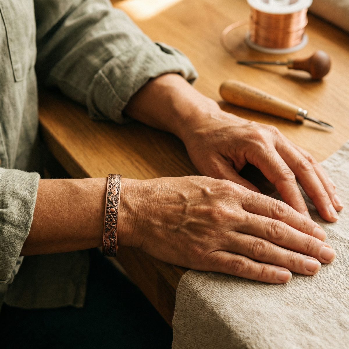 Beaumont's Loam Copper Bracelet