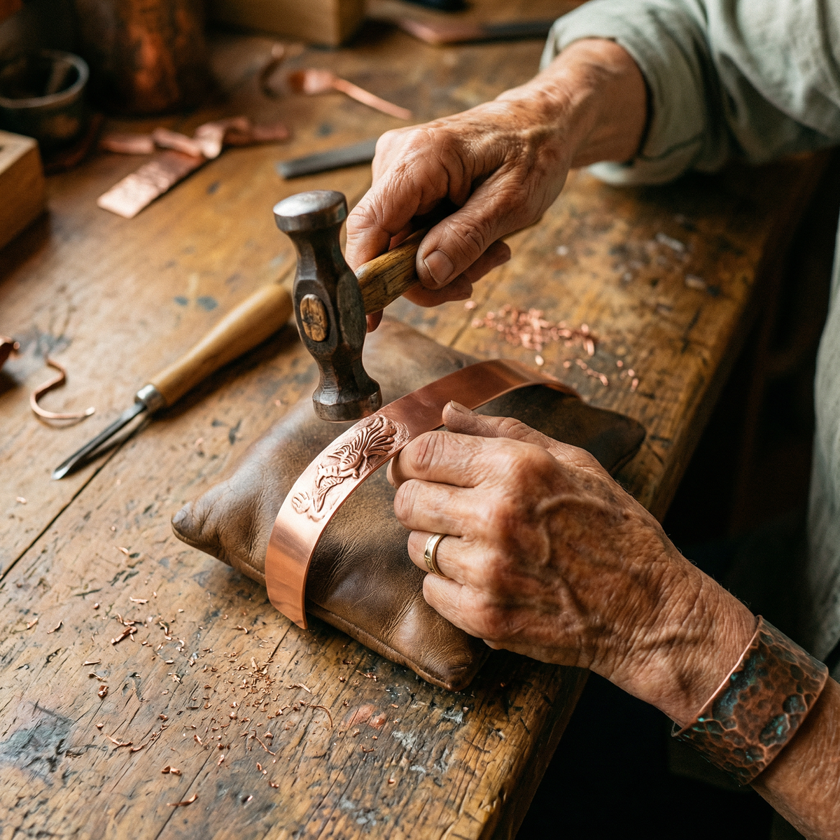 Beaumont's Loam Copper Bracelet