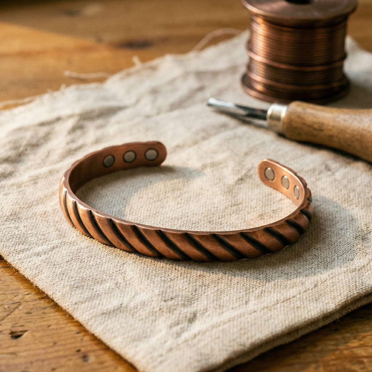 Beaumont's Thorn Copper Bracelet