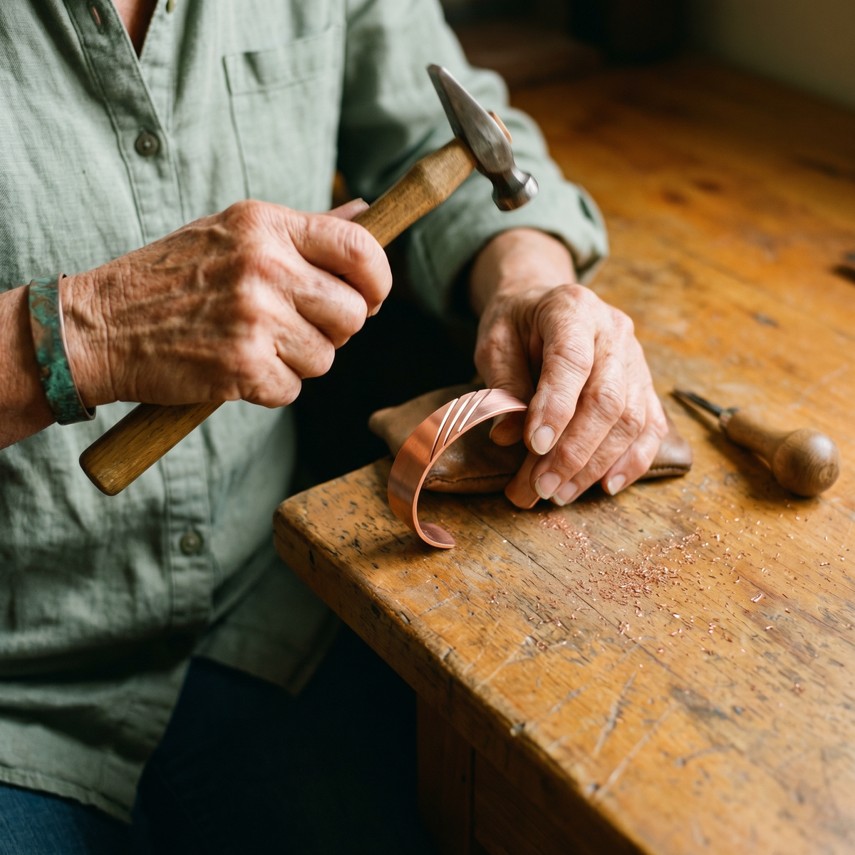 Beaumont's Thorn Copper Bracelet
