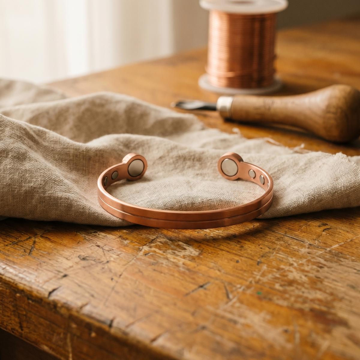 Beaumont's Wick Copper Bracelet