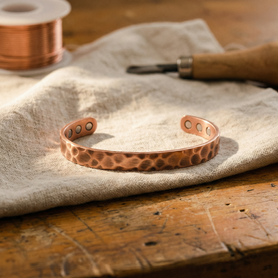 Beaumont's Furrow Copper Bracelet