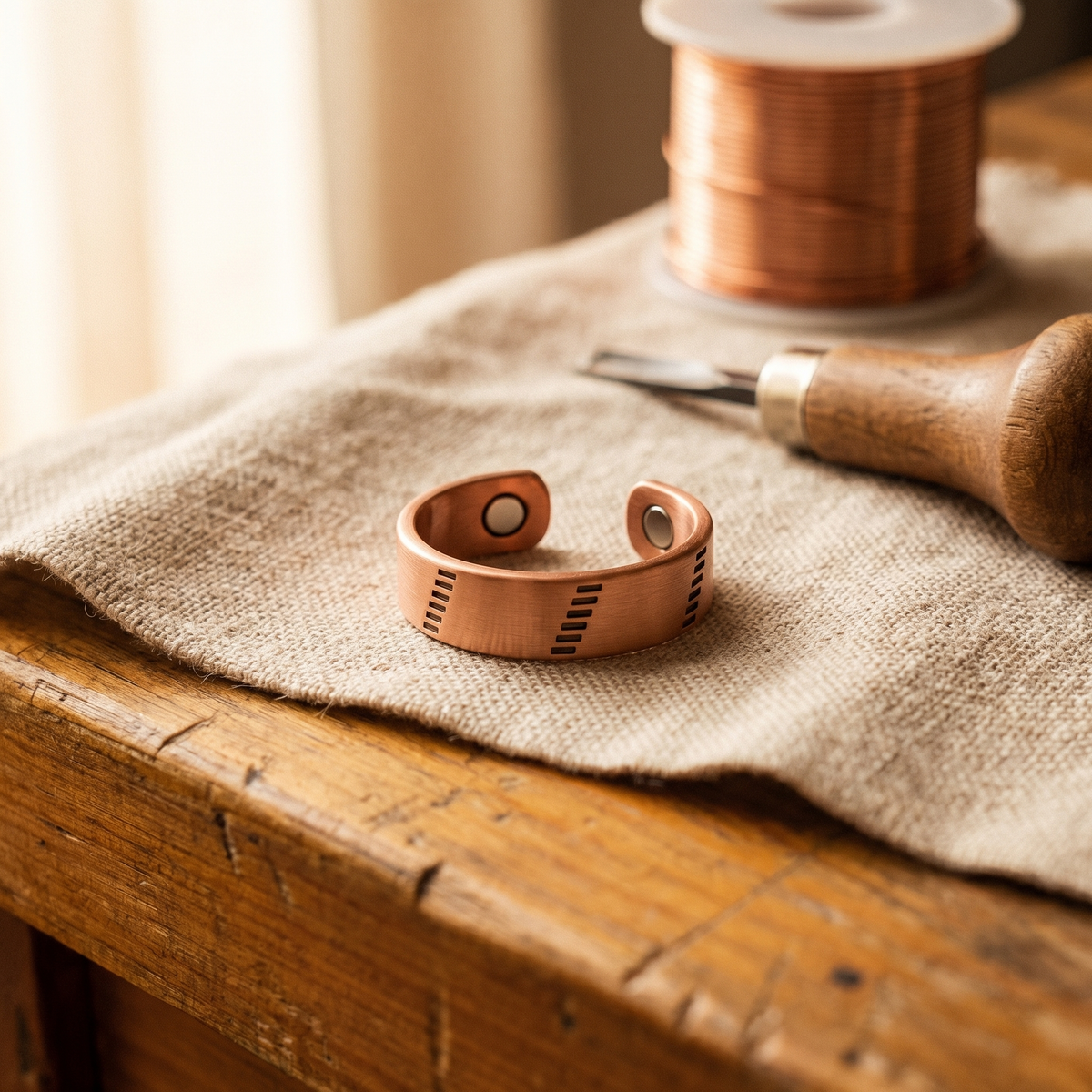 Beaumont's Hearth Copper Ring