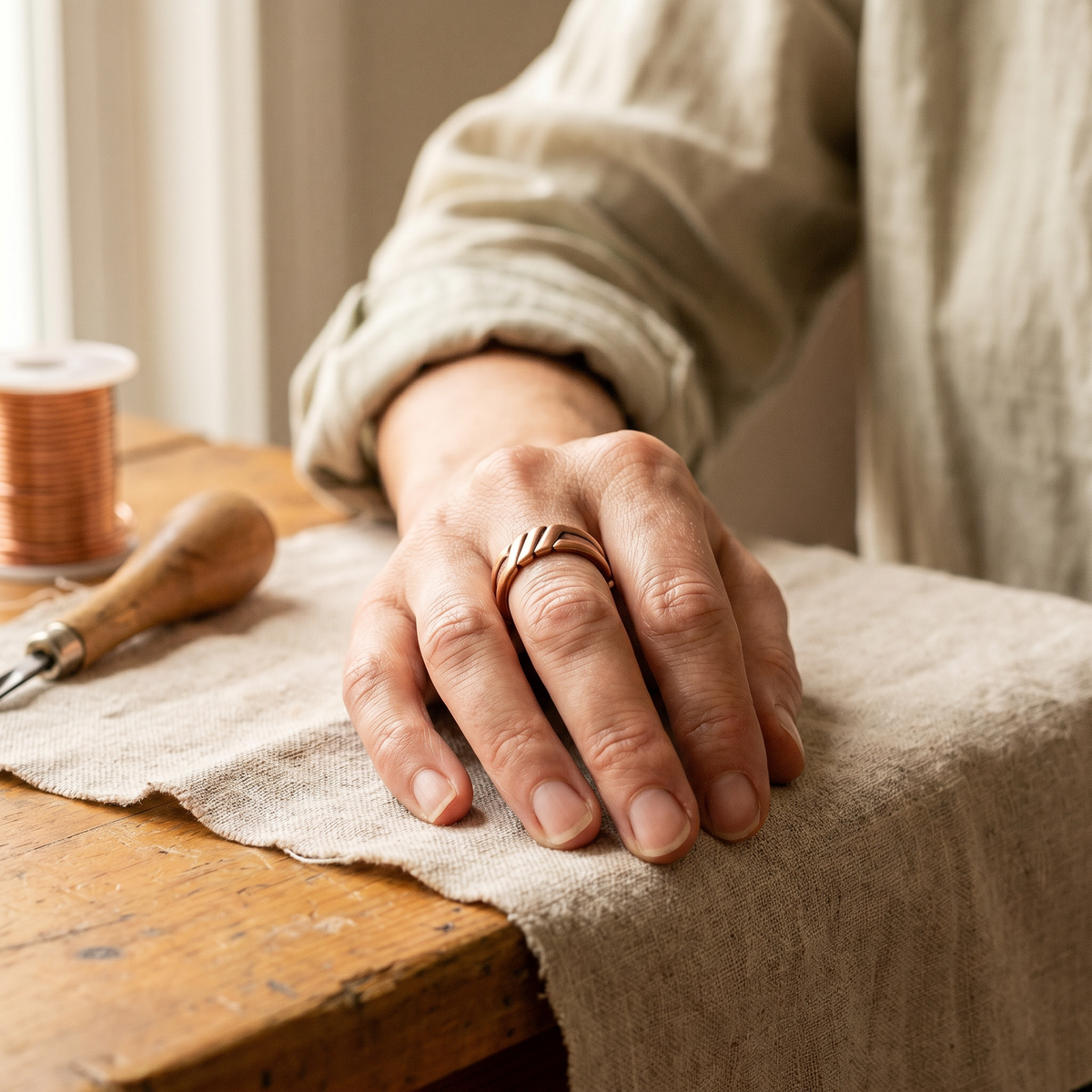 Beaumont's Peat Copper Ring