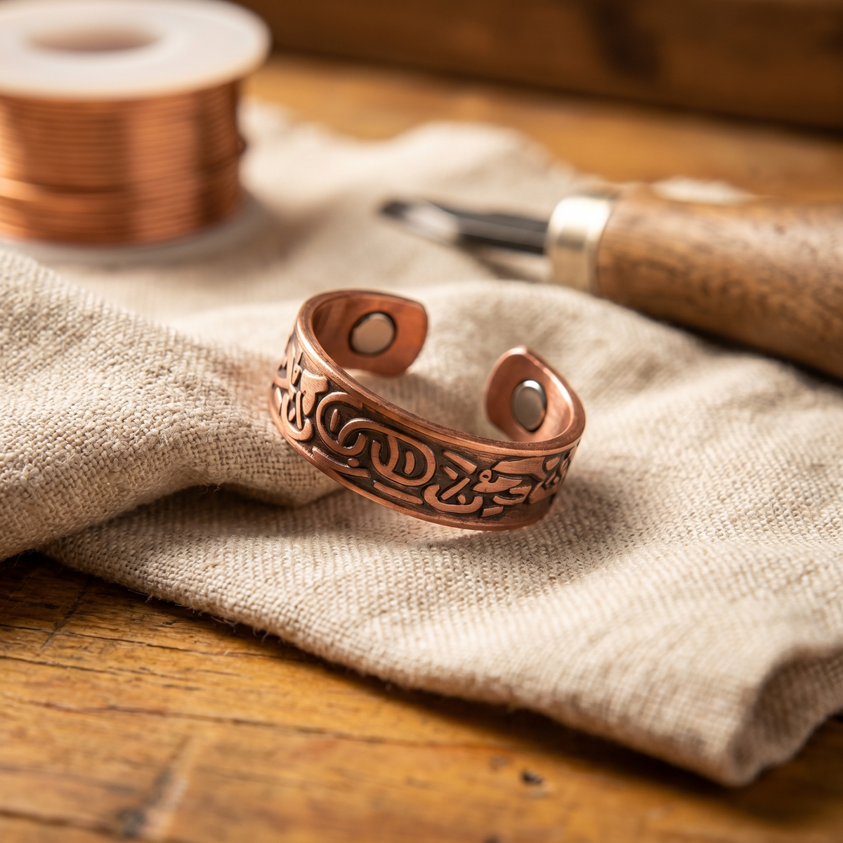 Beaumont's Burr Copper Ring