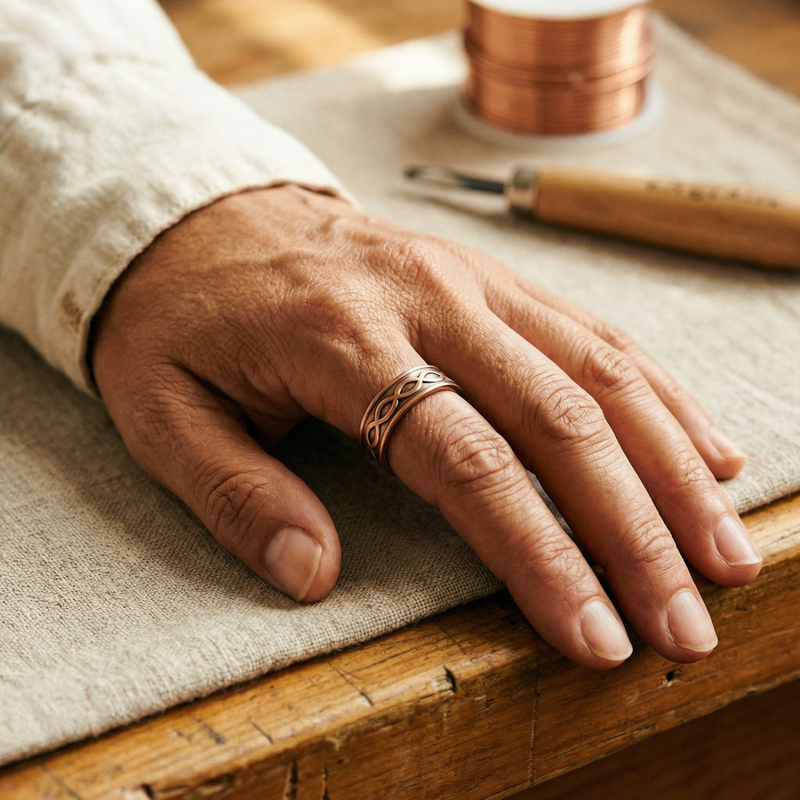 Beaumont's Char Copper Ring