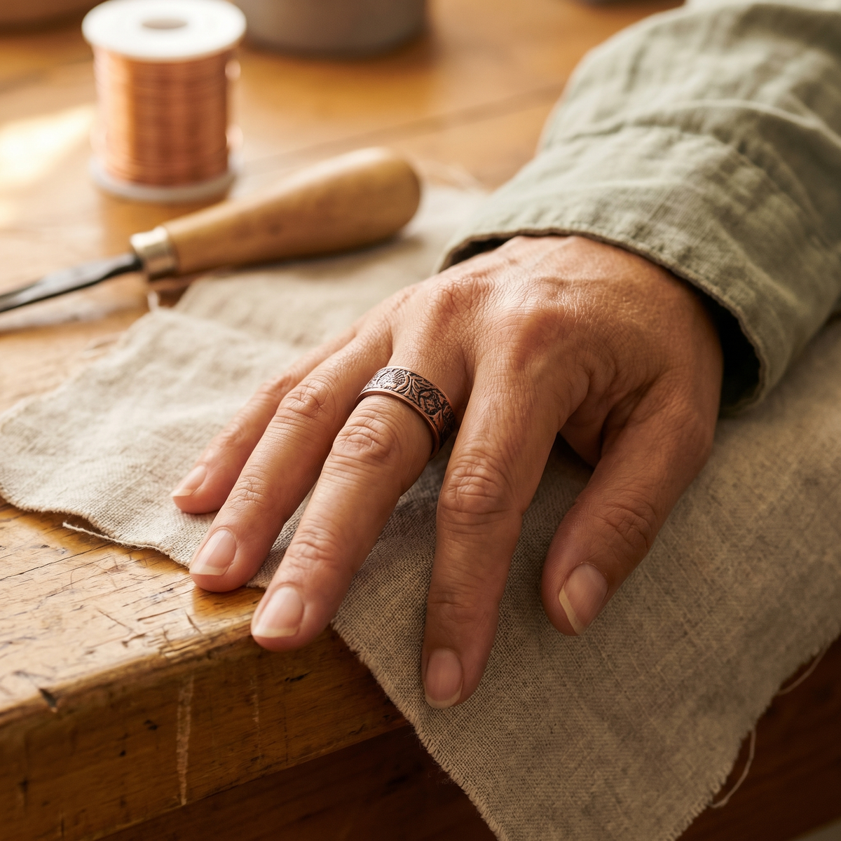 Beaumont's Bole Copper Ring