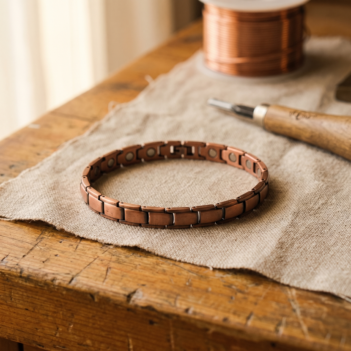 Beaumont's Shore Copper Anklet