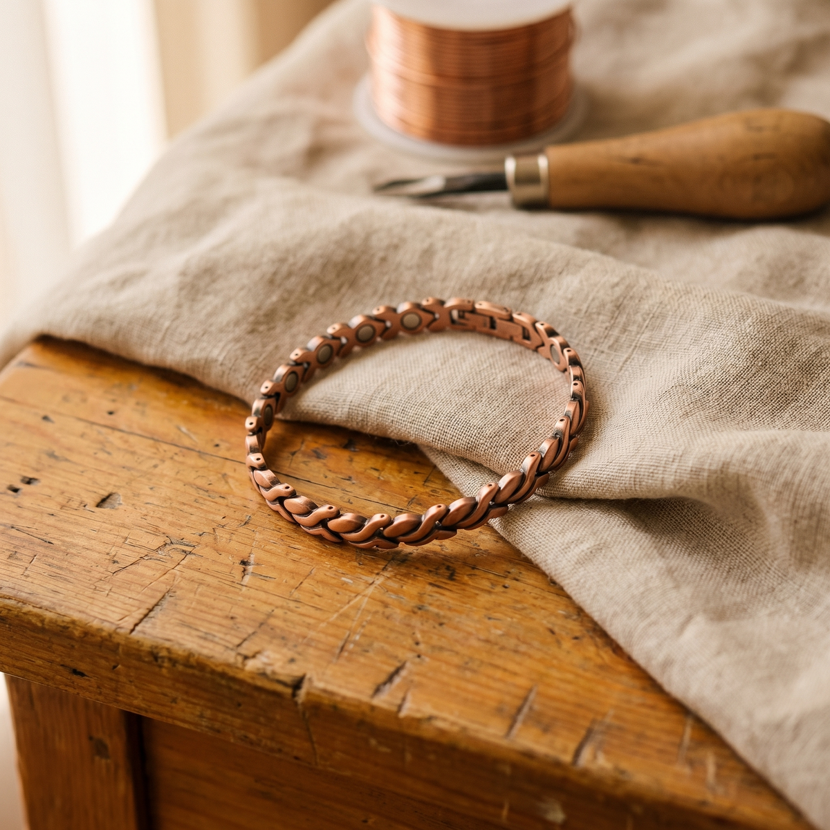Beaumont's Dune Copper Anklet