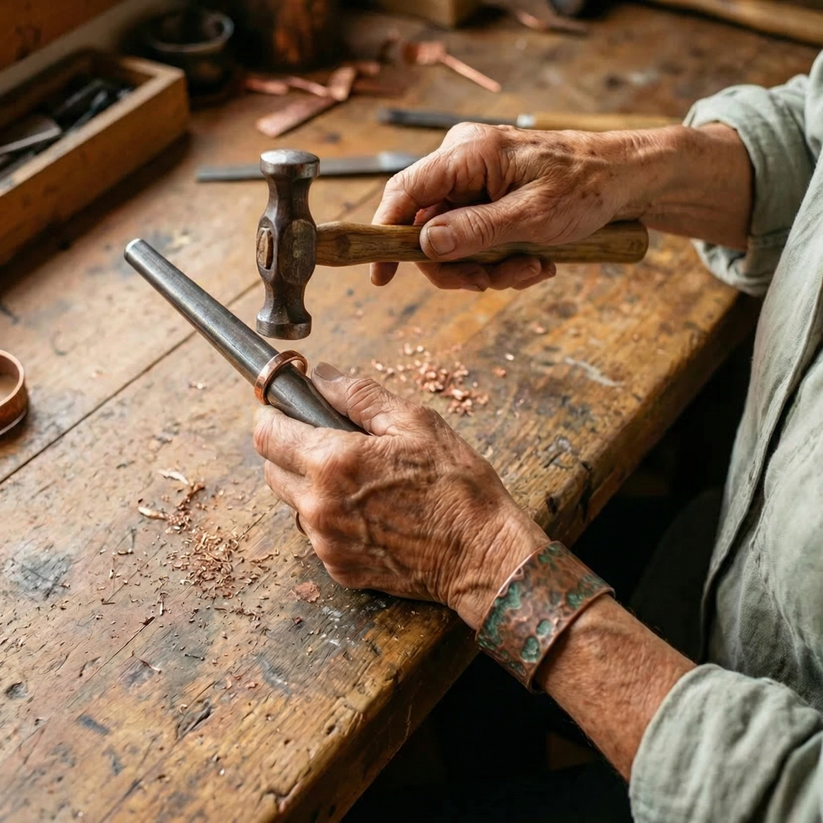 Beaumont's Tine Copper Ring