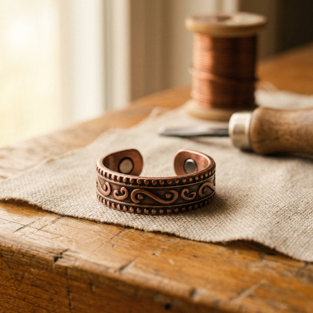 Beaumont's Fern Copper Ring