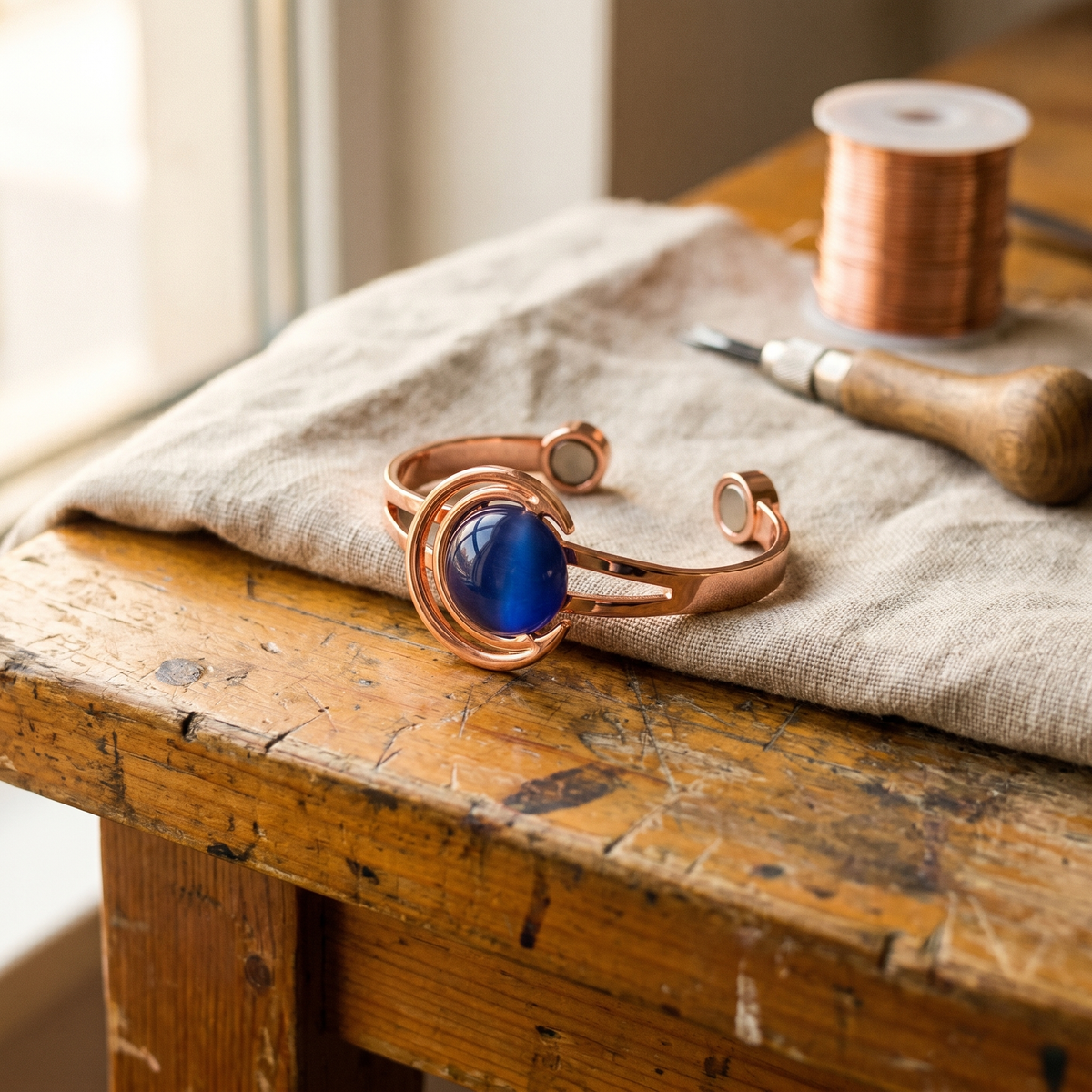 Beaumont's Sphere Copper Bracelet