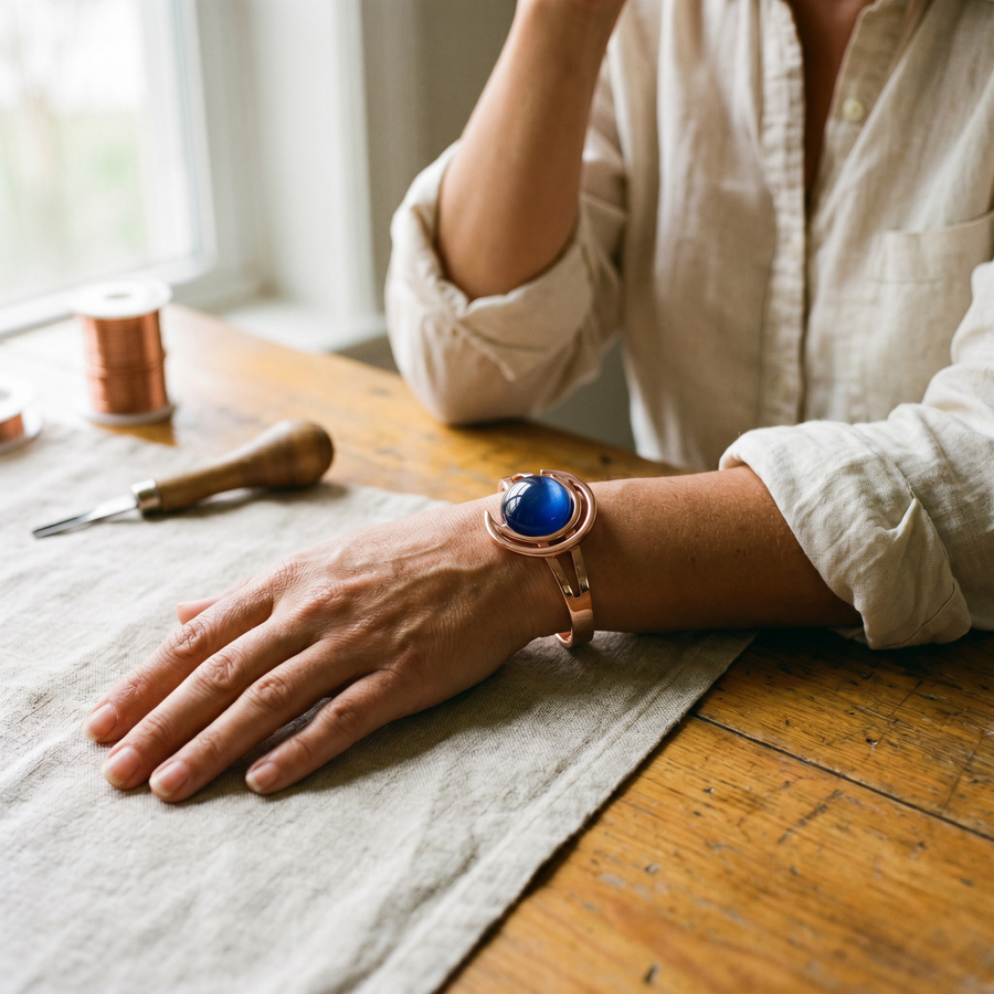 Beaumont's Sphere Copper Bracelet
