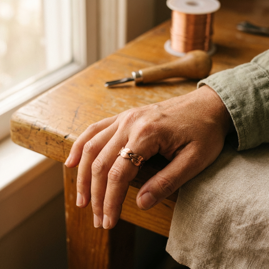 Beaumont's  Bind Copper Ring