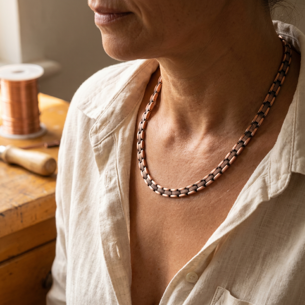 Beaumont's Haze Copper Necklace