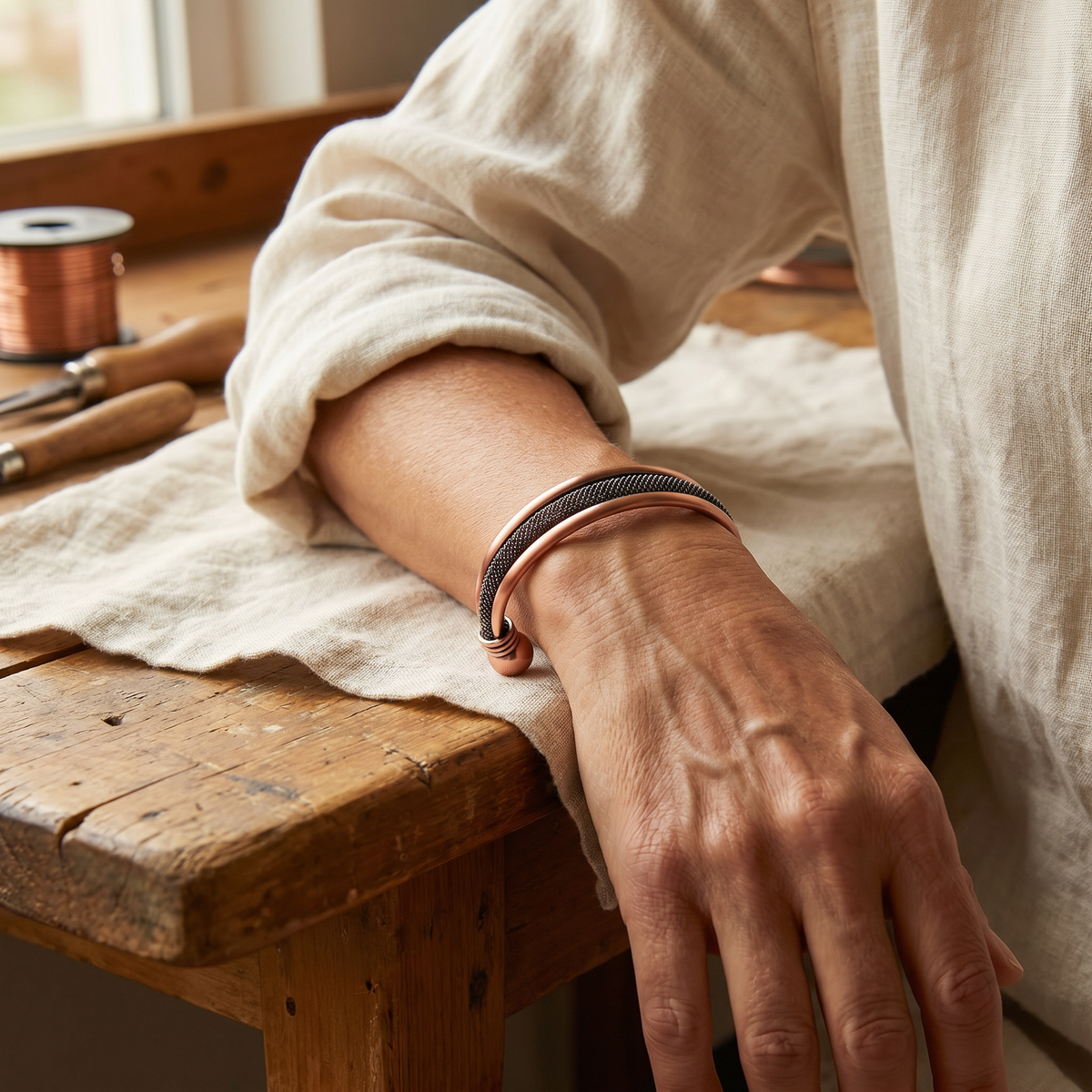 Beaumont's Cairn Copper Bracelet