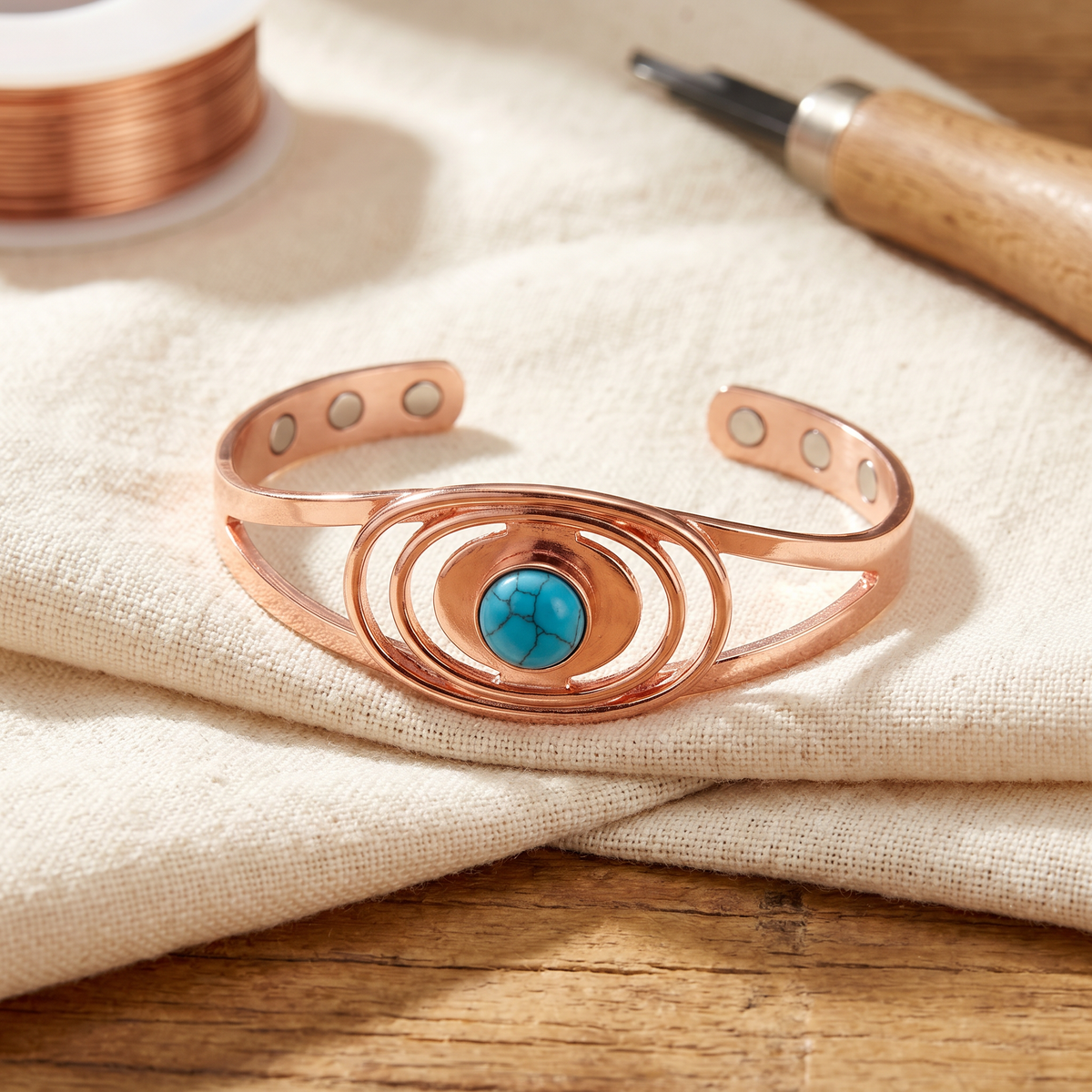 Beaumont's Sedge Copper Bracelet