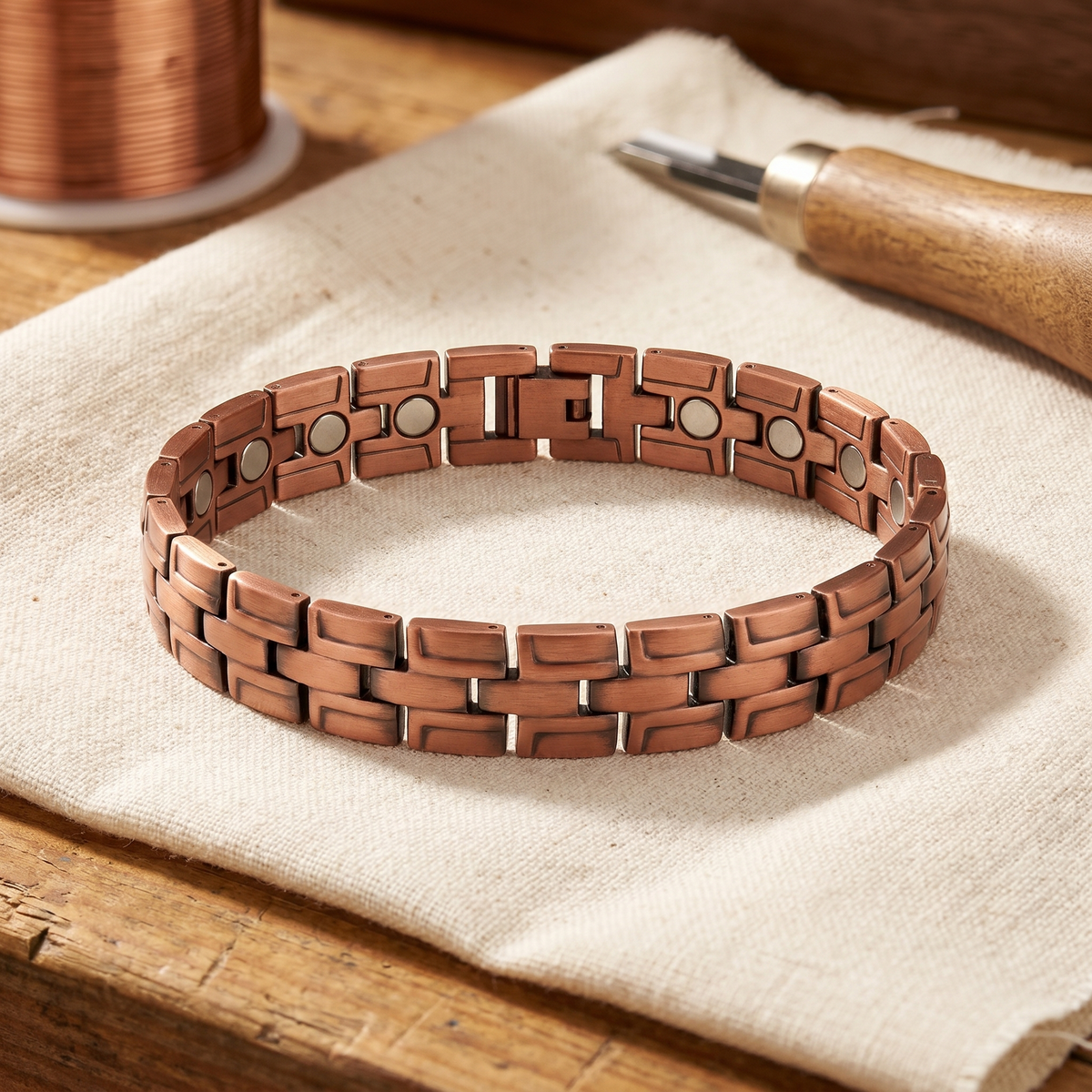 Beaumont's Gorse Men's Copper Bracelet