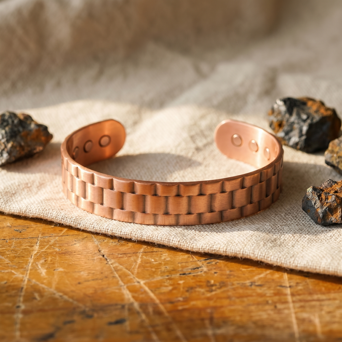 Beaumont's Ore Men's Copper Bracelet