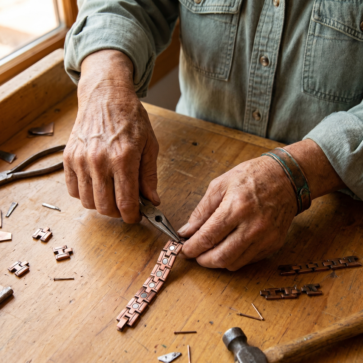 Beaumont's Gorse Men's Copper Bracelet