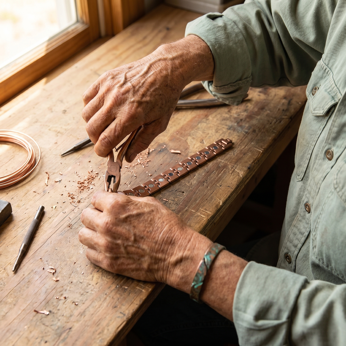 Beaumont's Pike Men's Copper Bracelet